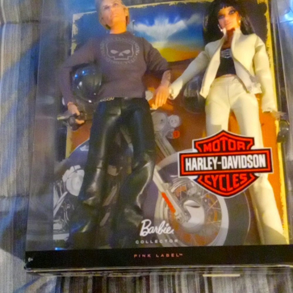 COPY - COPY - Ken and barbie Harley Davidson dolls